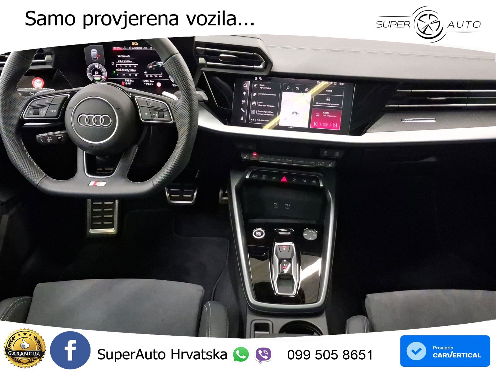 Audi A3 45 TFSIe (272 KS) S tronic 2x S line MATRIX+GR SJED+KAM