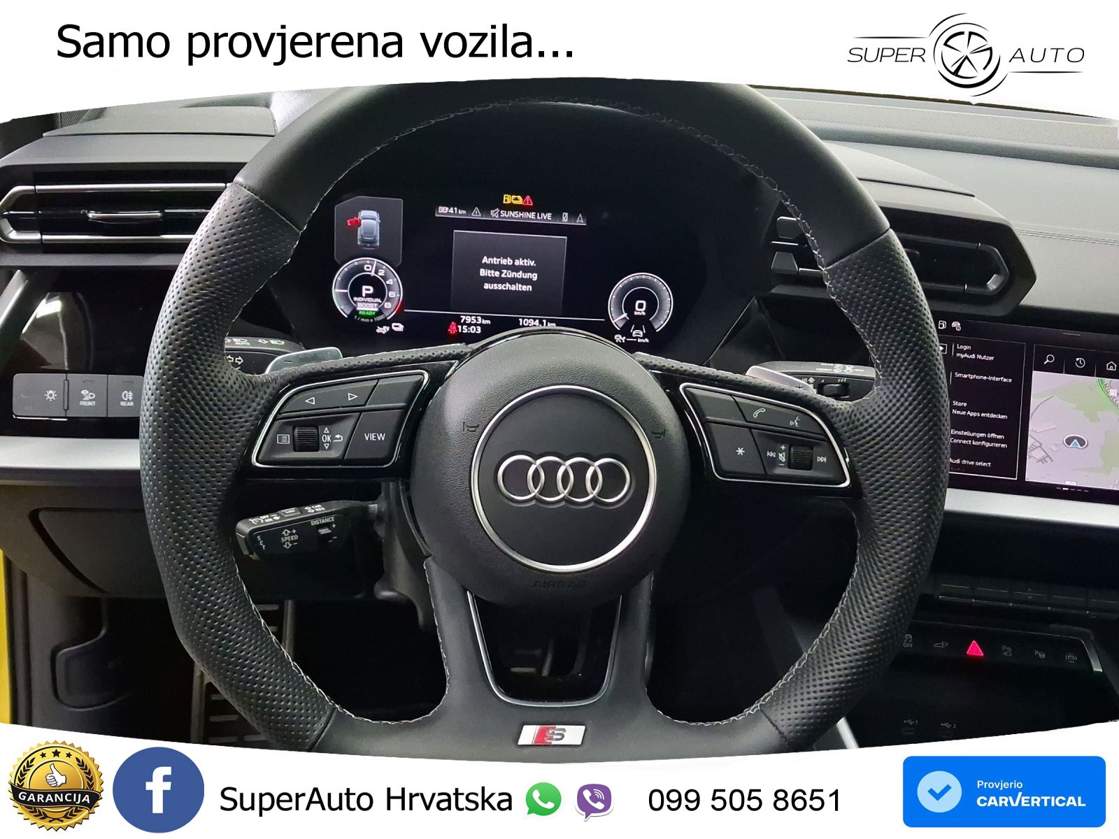 Audi A3 45 TFSIe (272 KS) S tronic 2x S line MATRIX+GR SJED+KAM