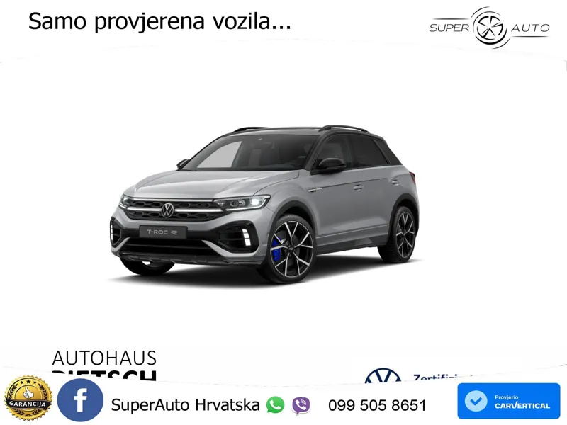 Volkswagen T-Roc R 2.0 TSI (300 KS) OPF 4M DSG LED+GR SJED+ACC
