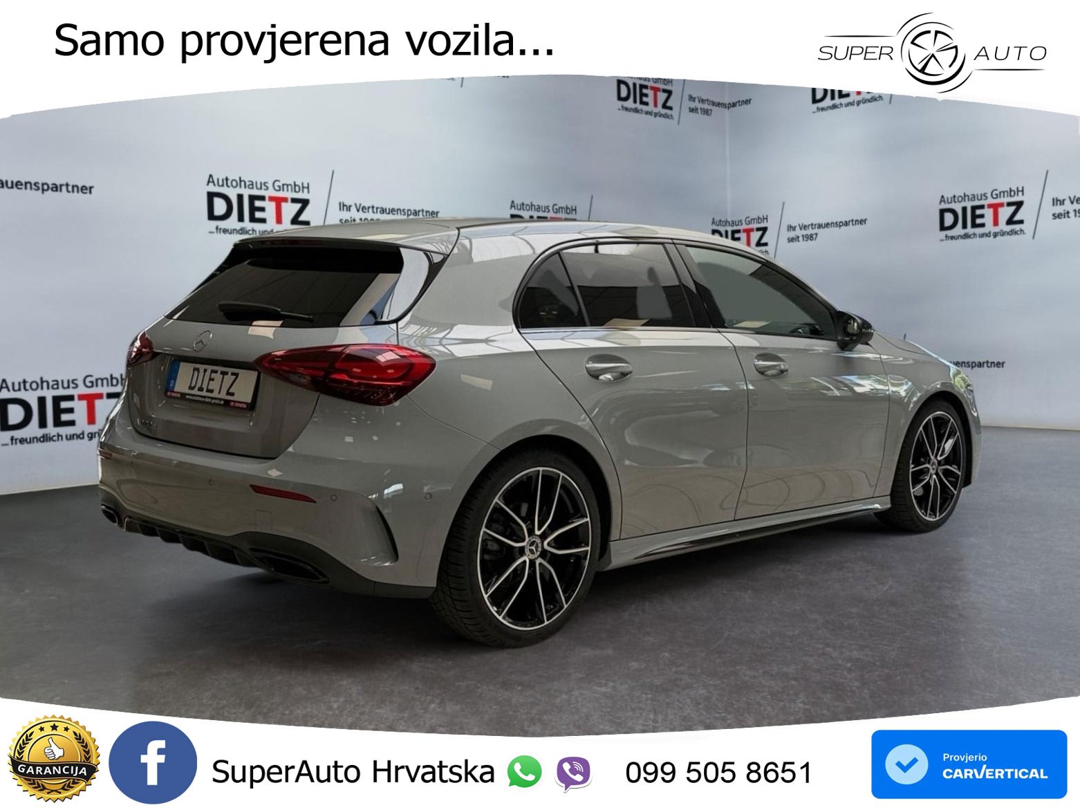 Mercedes-Benz A 200d 8G-DCT AMG LED+GR SJED+ACC