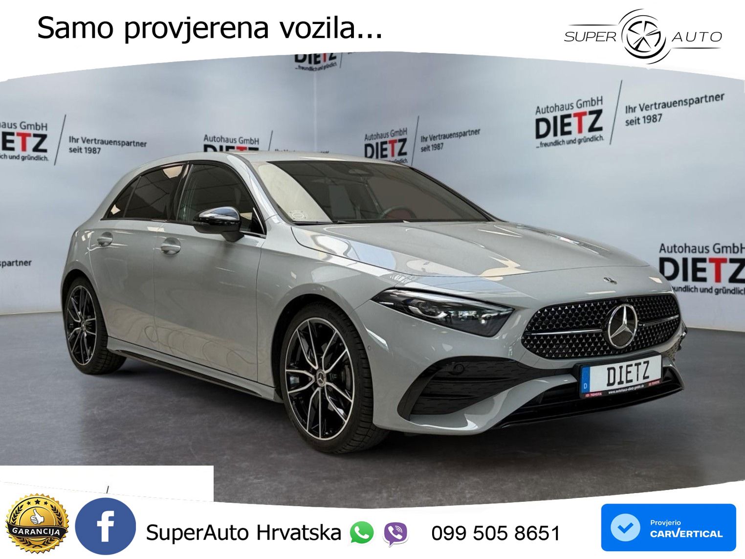 Mercedes-Benz A 200d 8G-DCT AMG LED+GR SJED+ACC