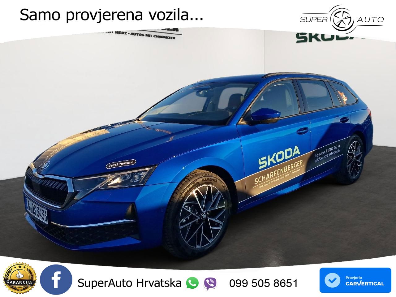 Škoda Octavia Combi 2.0 TSI (204 KS) 4x4 DSG LED+GR SJED+ACC