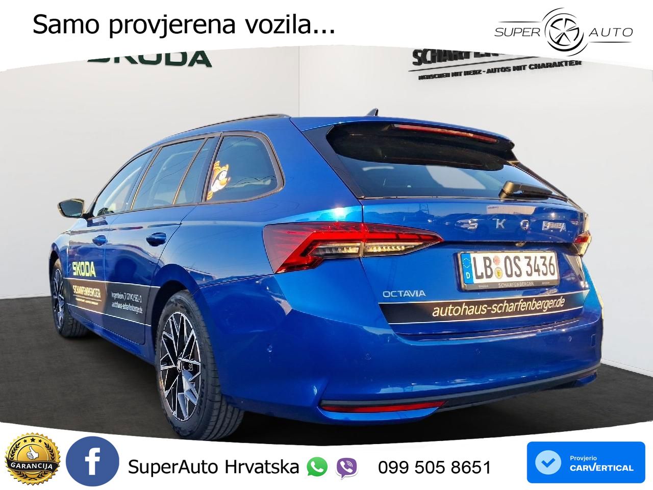 Škoda Octavia Combi 2.0 TSI (204 KS) 4x4 DSG LED+GR SJED+ACC