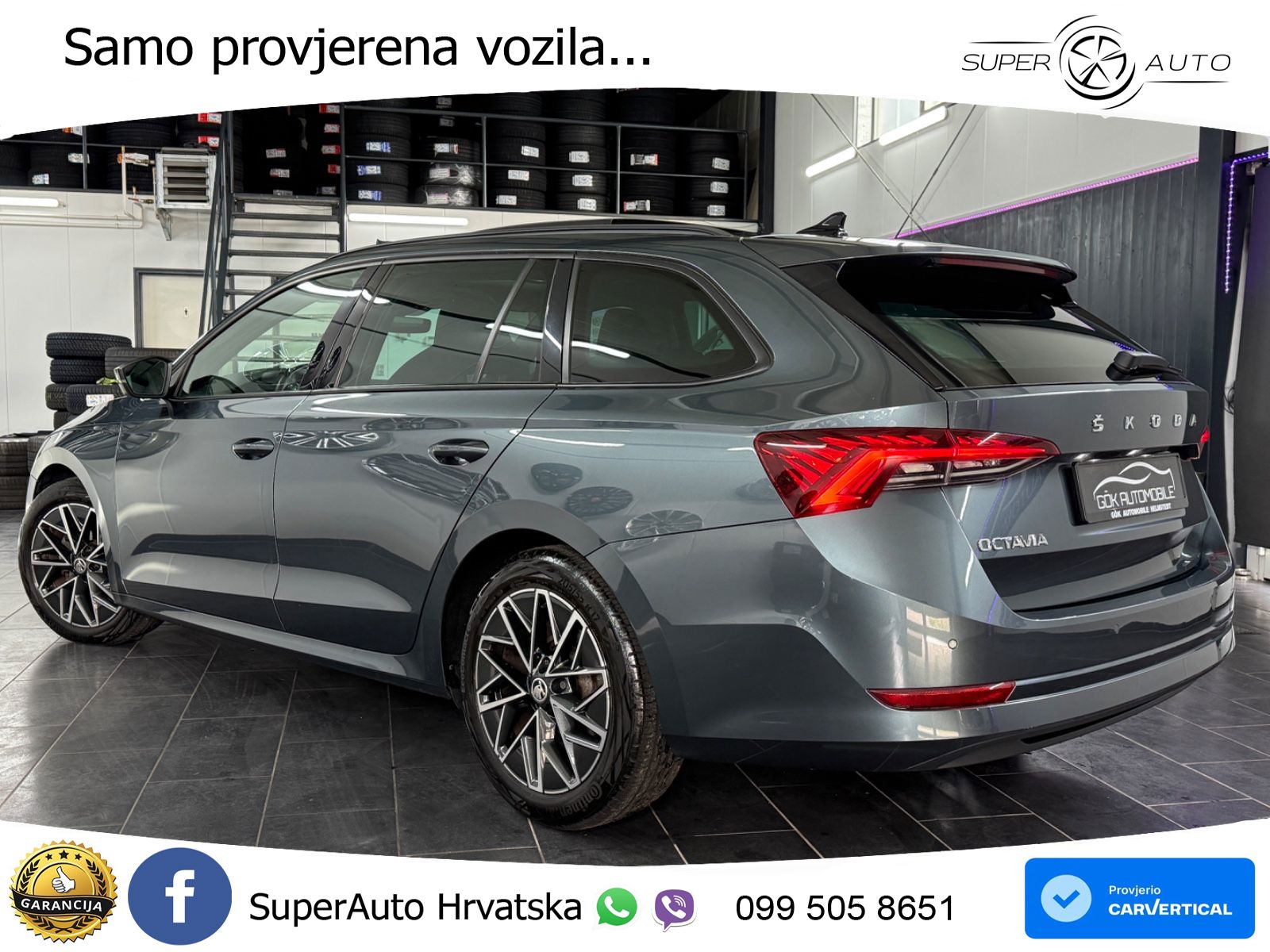 Škoda Octavia Combi 2.0 TDI (150 KS) DSG LED+GR SJED+ACC