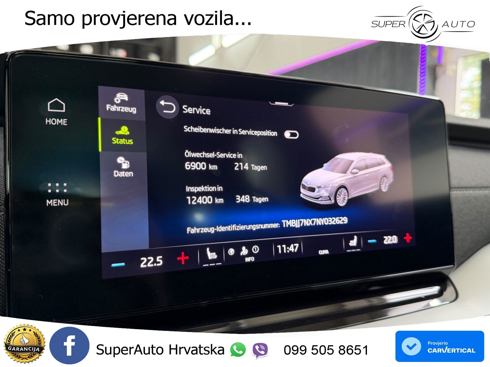Škoda Octavia Combi 2.0 TDI (150 KS) DSG LED+GR SJED+ACC