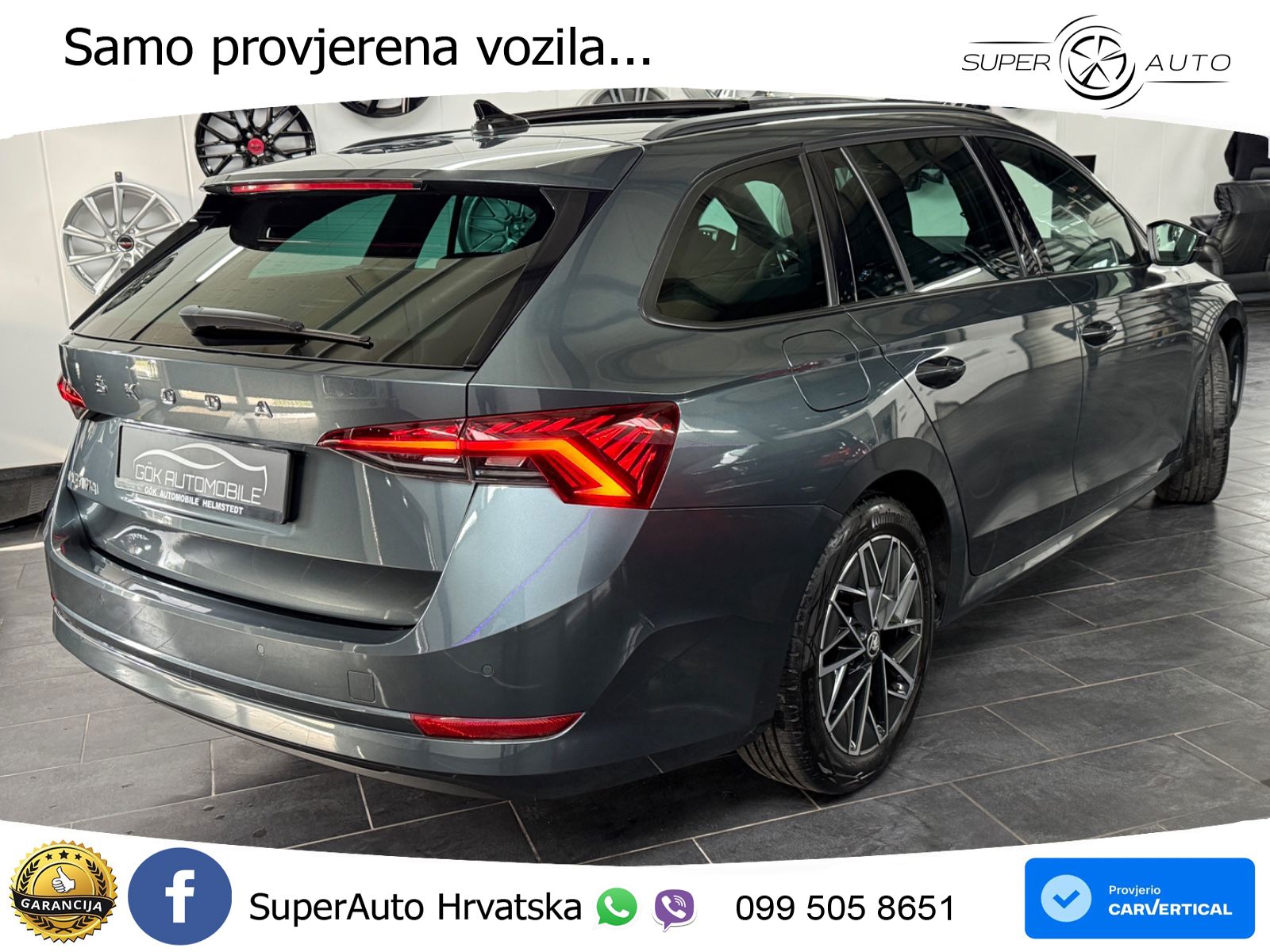 Škoda Octavia Combi 2.0 TDI (150 KS) DSG LED+GR SJED+ACC