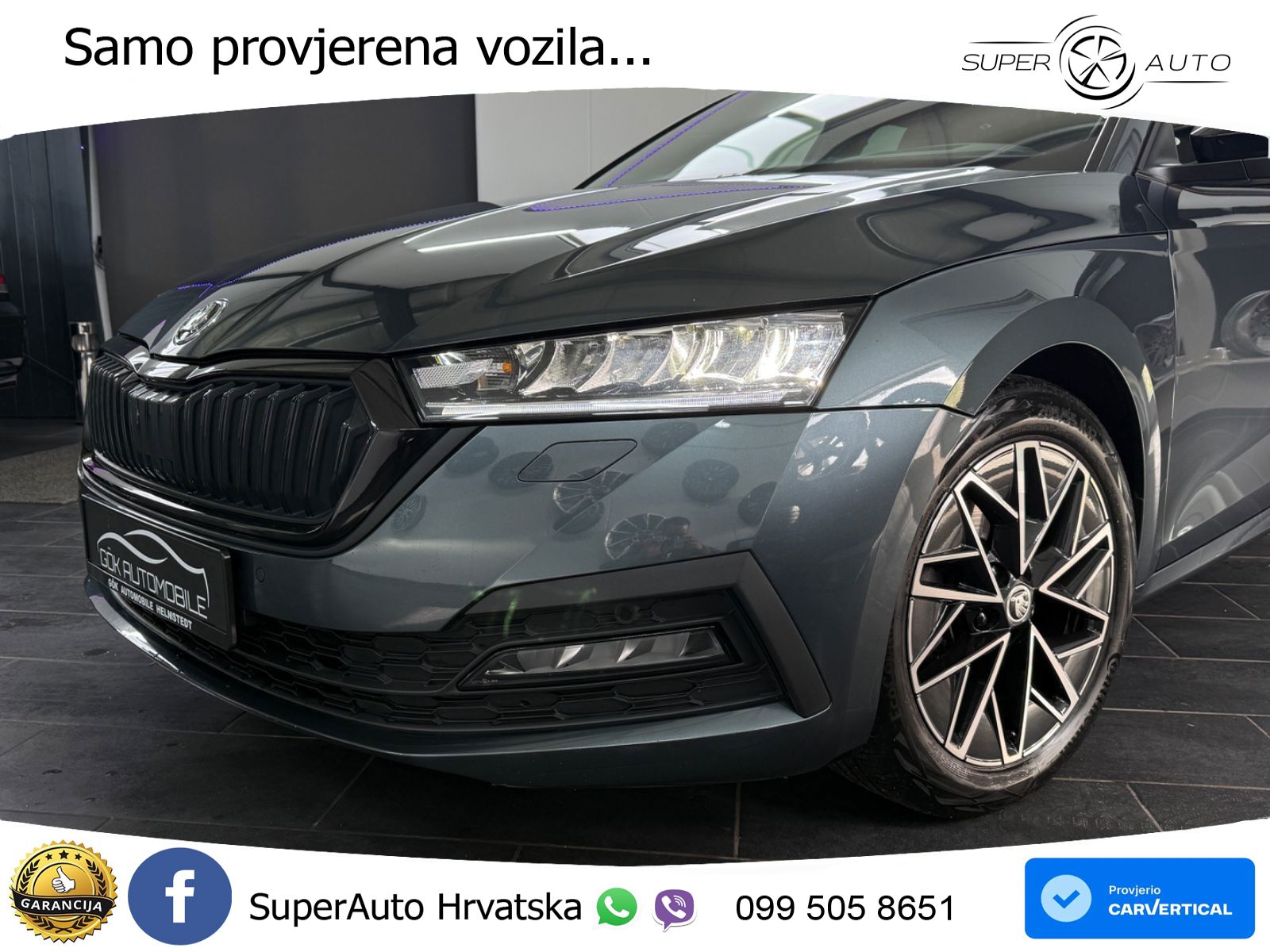 Škoda Octavia Combi 2.0 TDI (150 KS) DSG LED+GR SJED+ACC