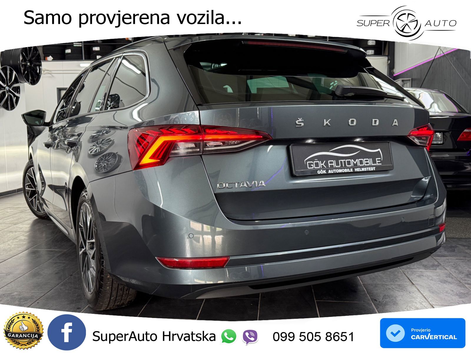 Škoda Octavia Combi 2.0 TDI (150 KS) DSG LED+GR SJED+ACC