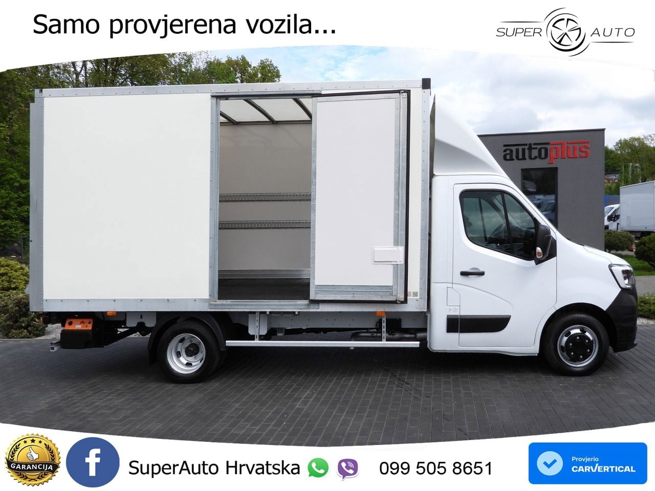 Renault MASTER KOFFER AUFZUG 8 PALETTEN TEMPOMAT LED 165 KS