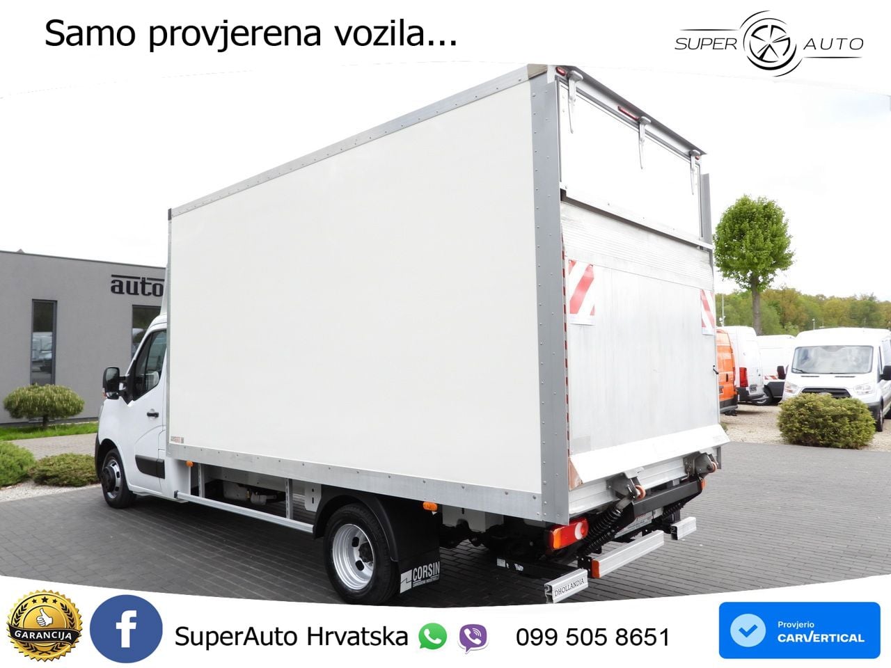 Renault MASTER KOFFER AUFZUG 8 PALETTEN TEMPOMAT LED 165 KS