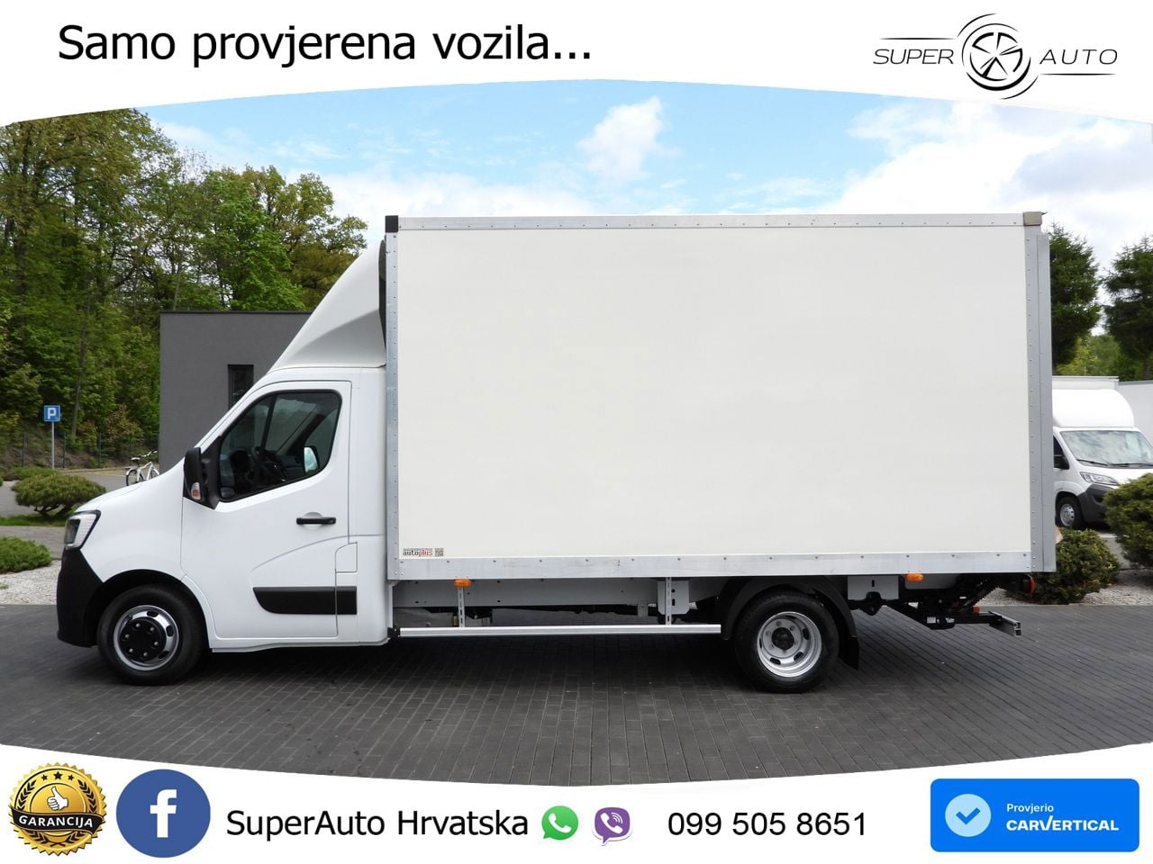 Renault MASTER KOFFER AUFZUG 8 PALETTEN TEMPOMAT LED 165 KS