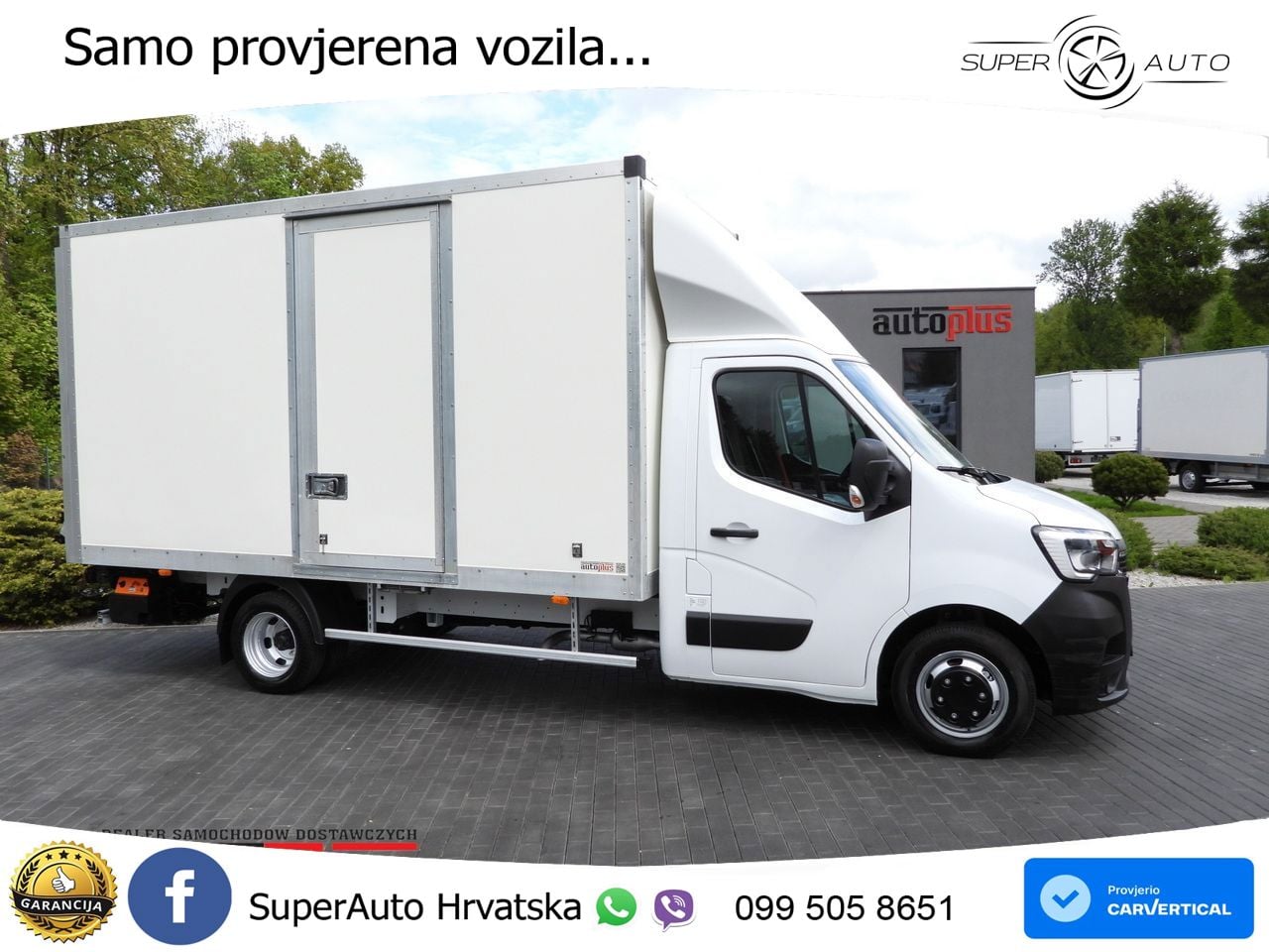 Renault MASTER KOFFER AUFZUG 8 PALETTEN TEMPOMAT LED 165 KS