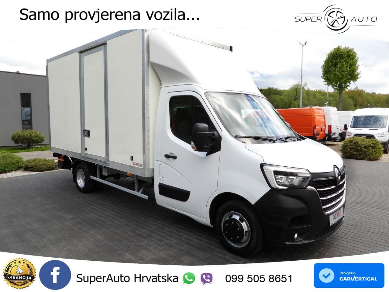 Renault MASTER KOFFER AUFZUG 8 PALETTEN TEMPOMAT LED 165 KS