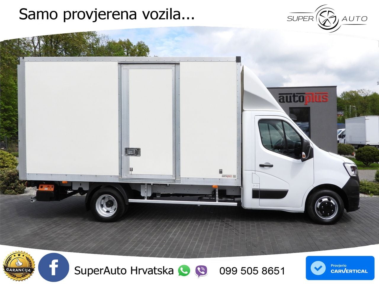 Renault MASTER KOFFER AUFZUG 8 PALETTEN TEMPOMAT LED 165 KS