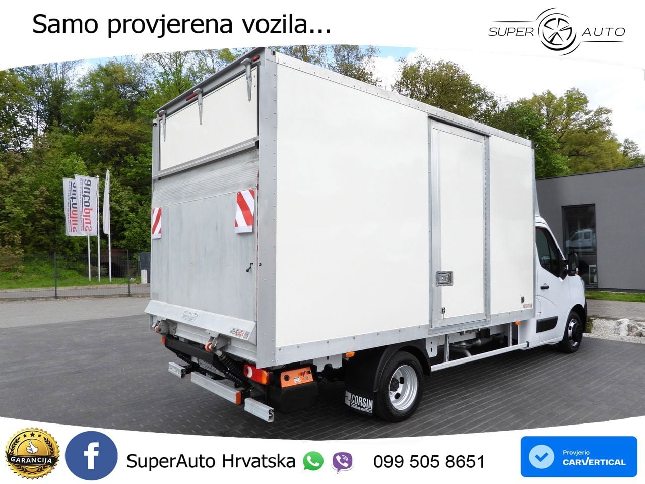 Renault MASTER KOFFER AUFZUG 8 PALETTEN TEMPOMAT LED 165 KS