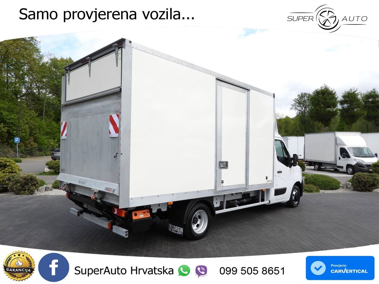 Renault MASTER KOFFER AUFZUG 8 PALETTEN TEMPOMAT LED 165 KS