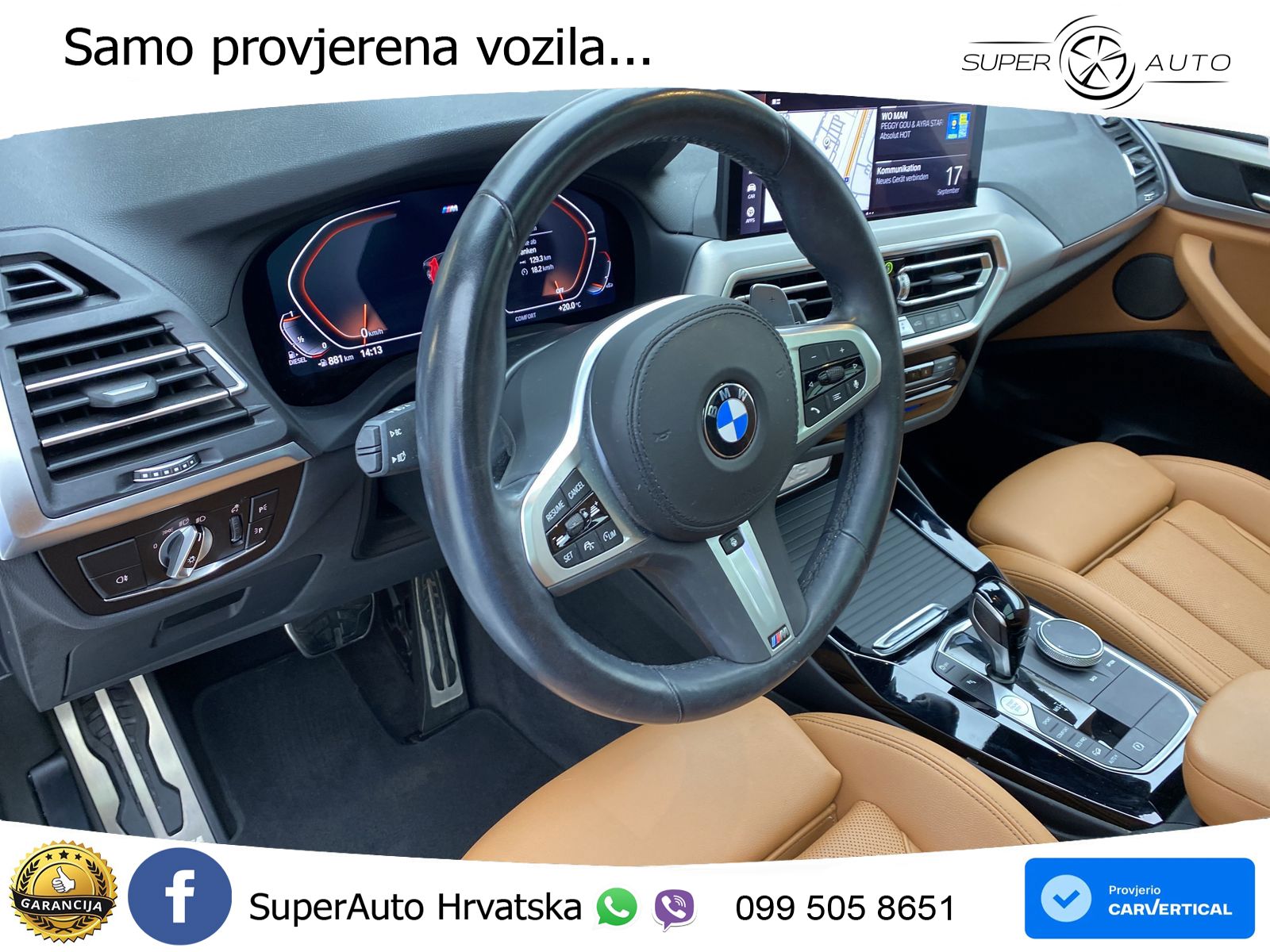 BMW X3 30d xDrive Steptronic M Sport LED+GR SJED+ACC