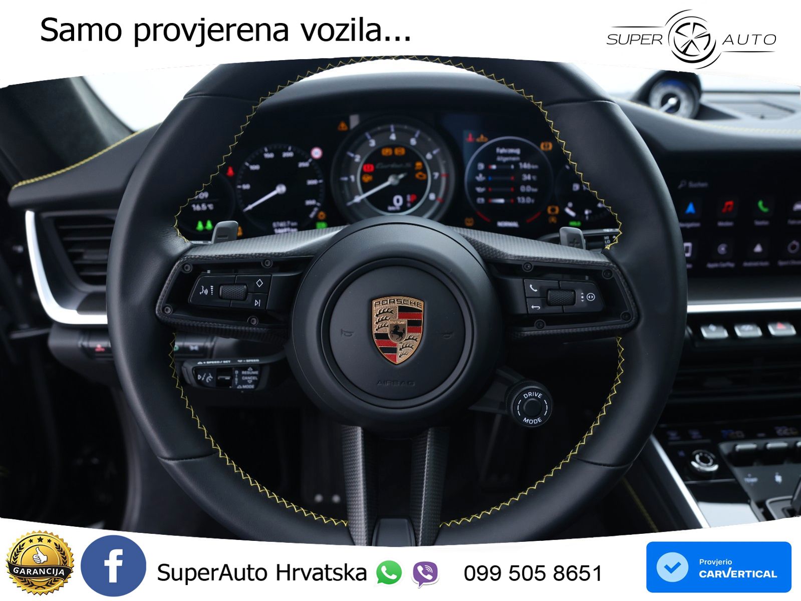 Porsche 911 Turbo S 3.8 (650 KS) PDK ZRAČNI+ACC+GR SJED+360