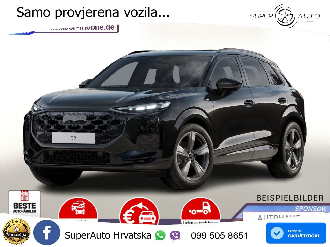 Audi Q3 1.5 TFSI (150 KS) S tronic LED+GR SJED+ACC
