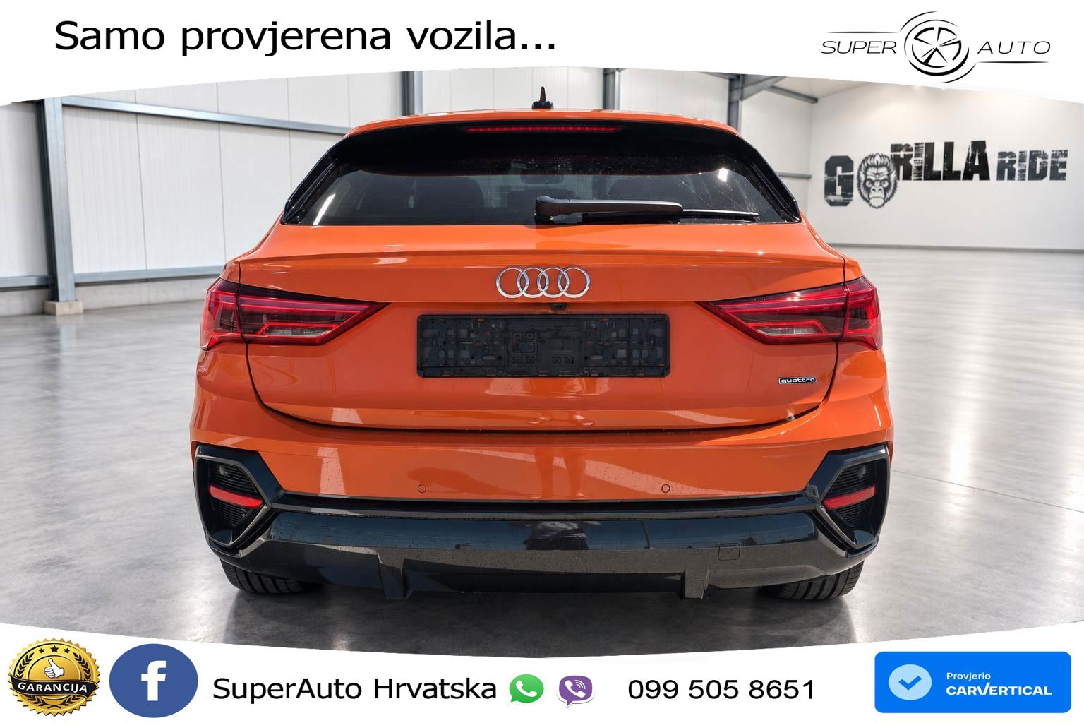 Audi Q3 Sportback 35 TDI (150 KS) quattro S tronic S line LED+GR SJED+ACC