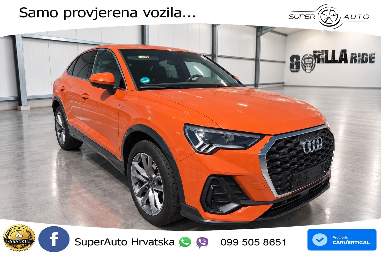 Audi Q3 Sportback 35 TDI (150 KS) quattro S tronic S line LED+GR SJED+ACC