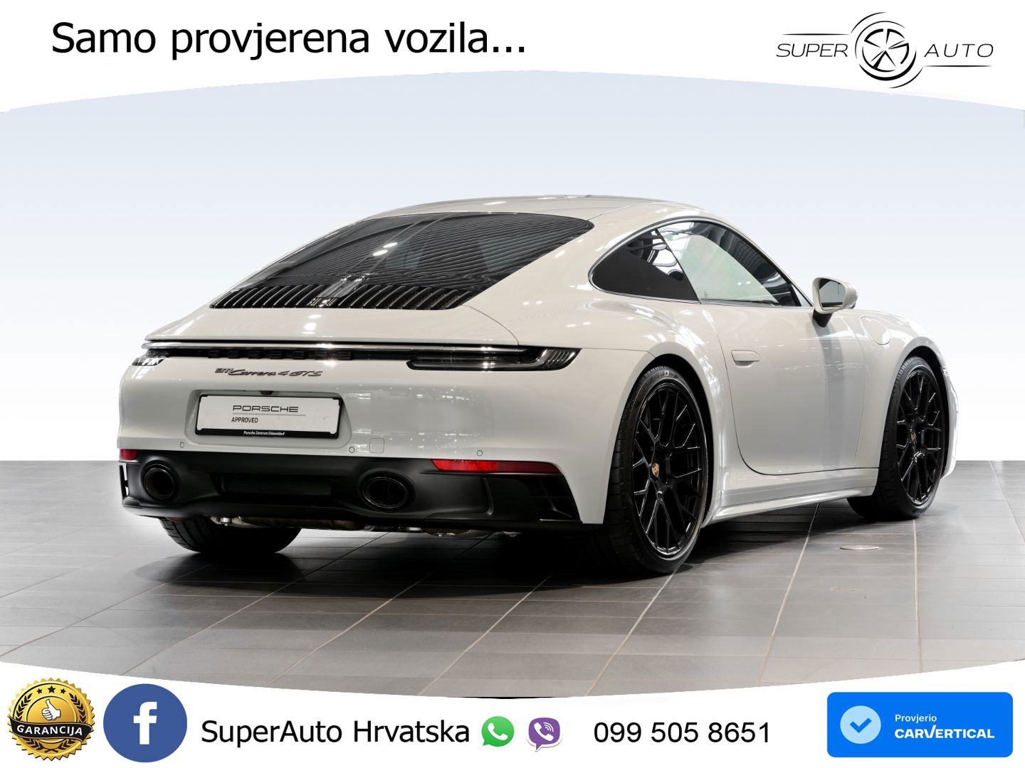 Porsche 911 Carrera 4 GTS 3.0 (480 KS) PDK MATRIX+GR SJED+KAM