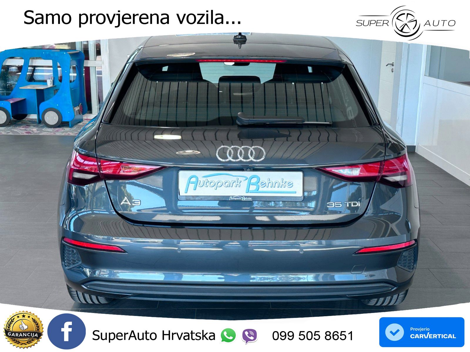 Audi A3 35 TDI (150 KS) S tronic LED+GR SJED+ACC