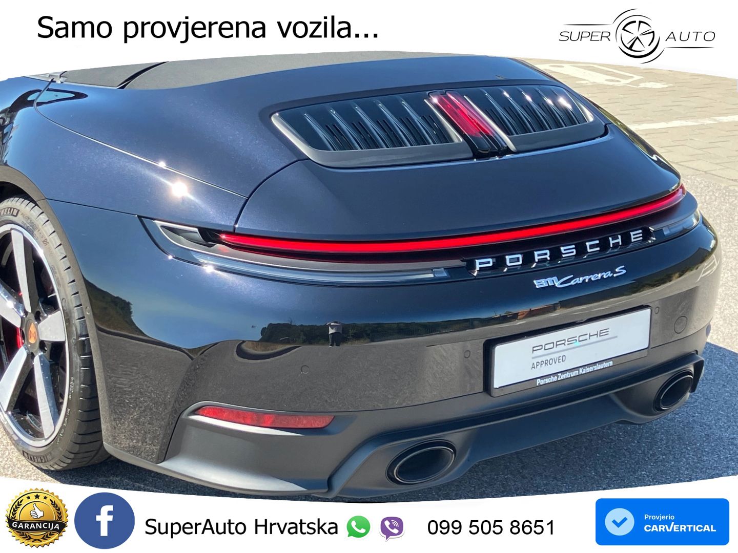 Porsche 911 Carrera GTS Cabriolet 3.0 (480 KS) PDK LED+GR SJED+ACC