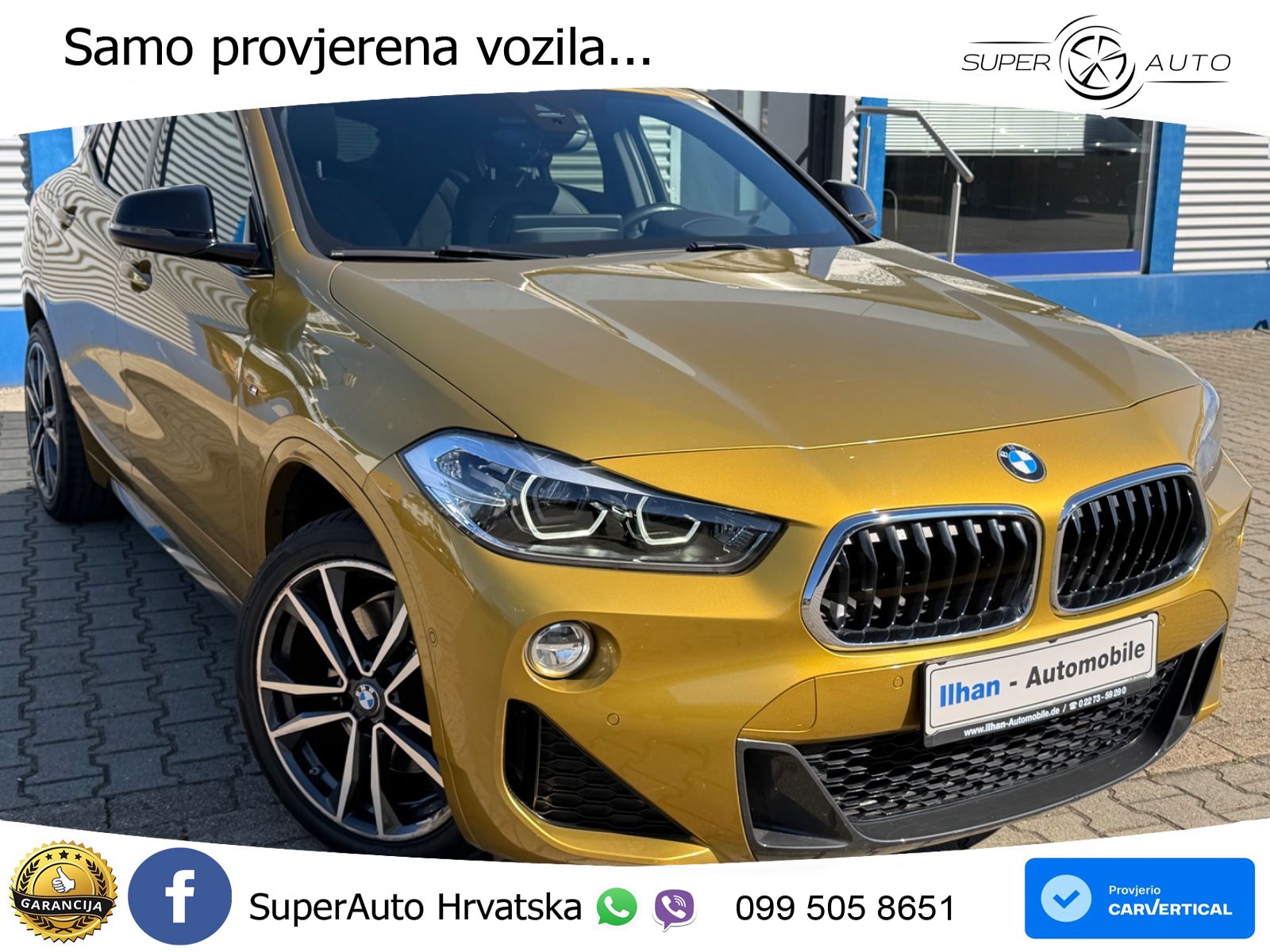 BMW X2 sDrive20i Steptronic M Sport LED+GR SJED+ACC
