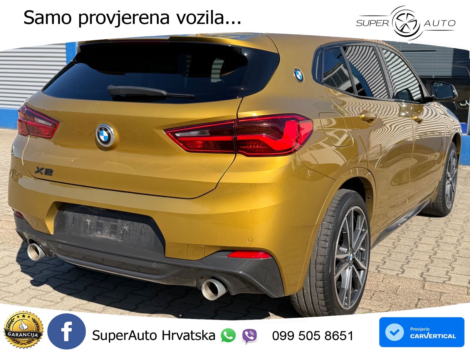 BMW X2 sDrive20i Steptronic M Sport LED+GR SJED+ACC