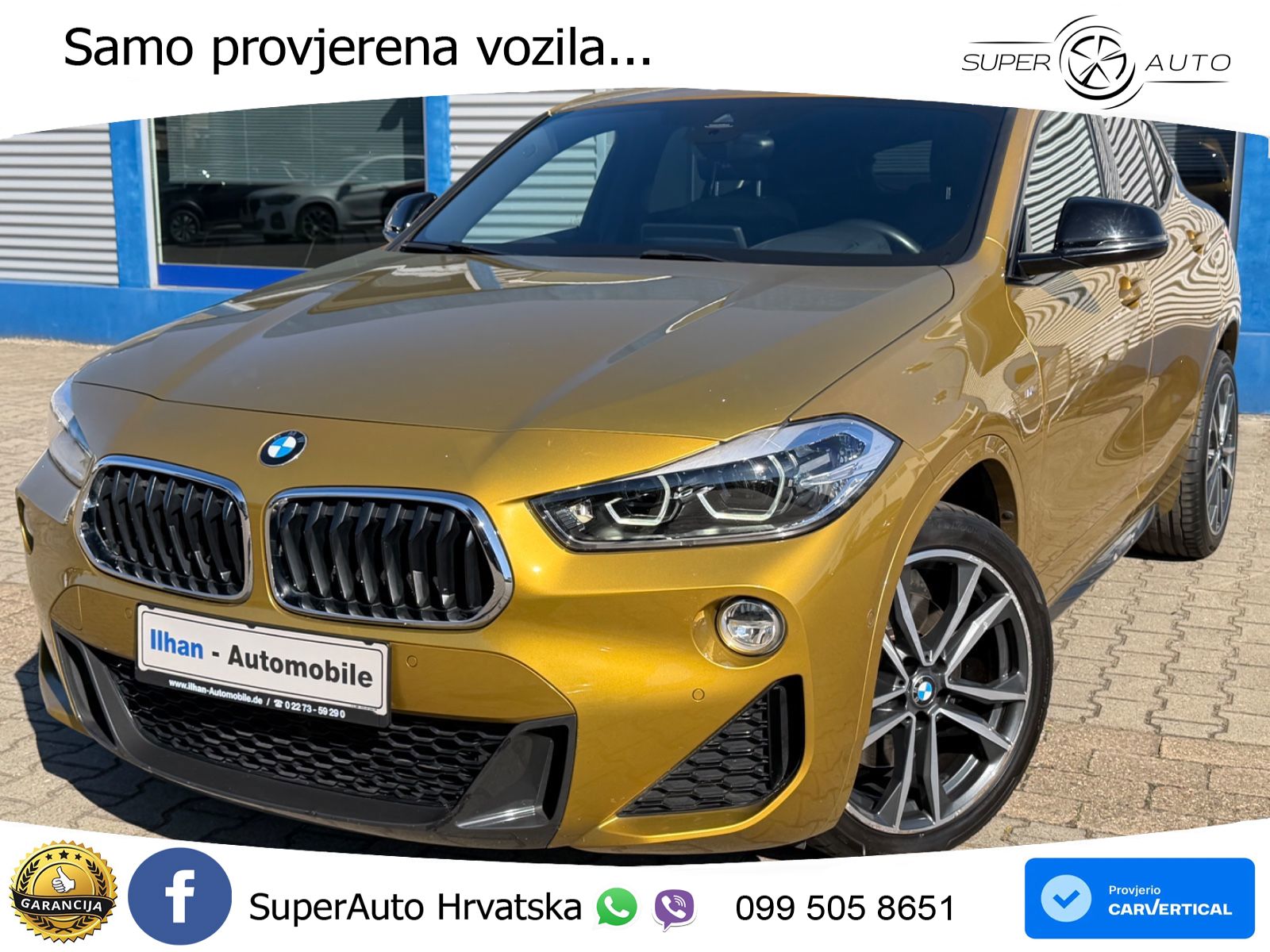 BMW X2 sDrive20i Steptronic M Sport LED+GR SJED+ACC