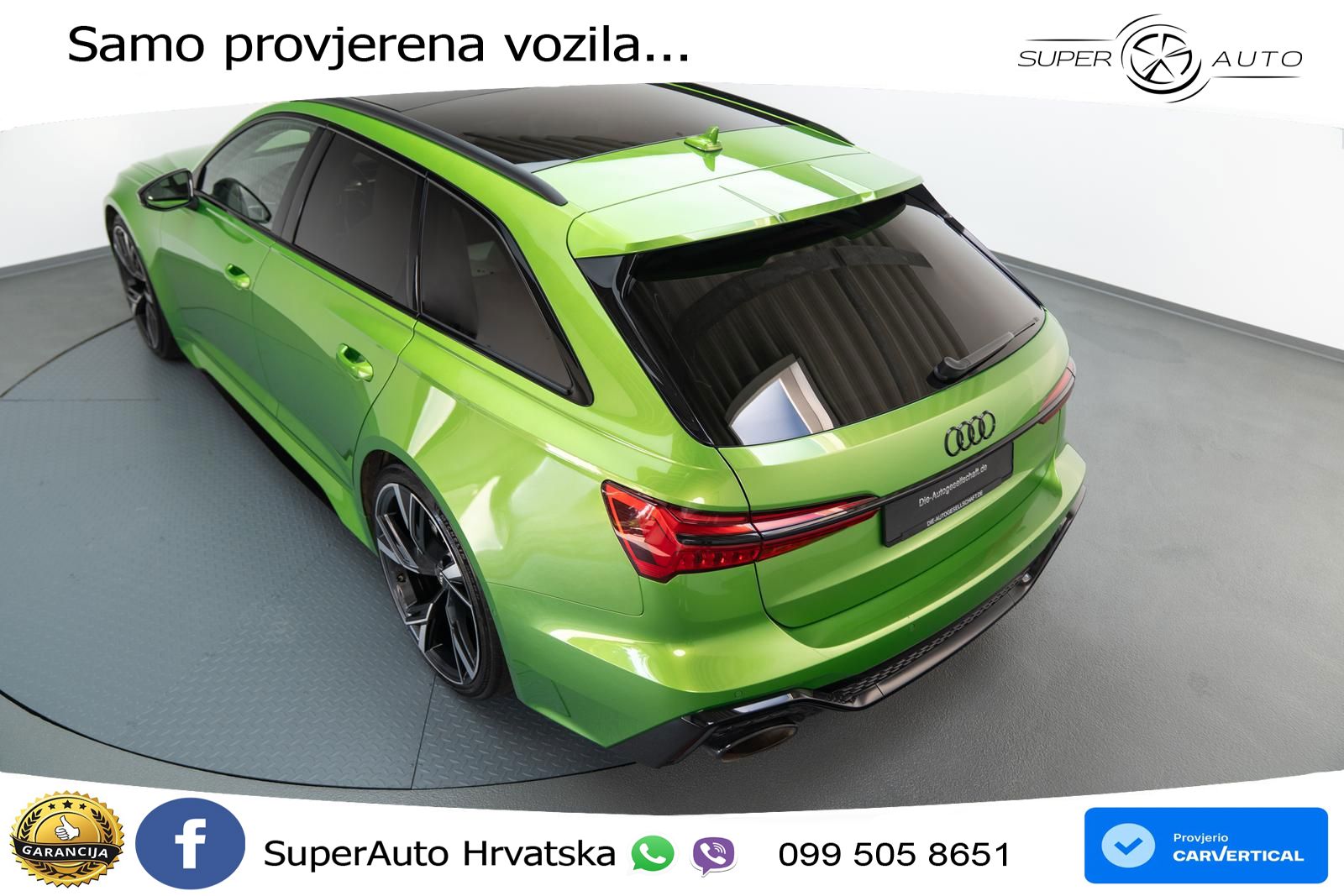 Audi RS6 Avant 4.0 TFSI V8 (600 KS) quattro Tiptronic MATRIX+GR SJED+KAM