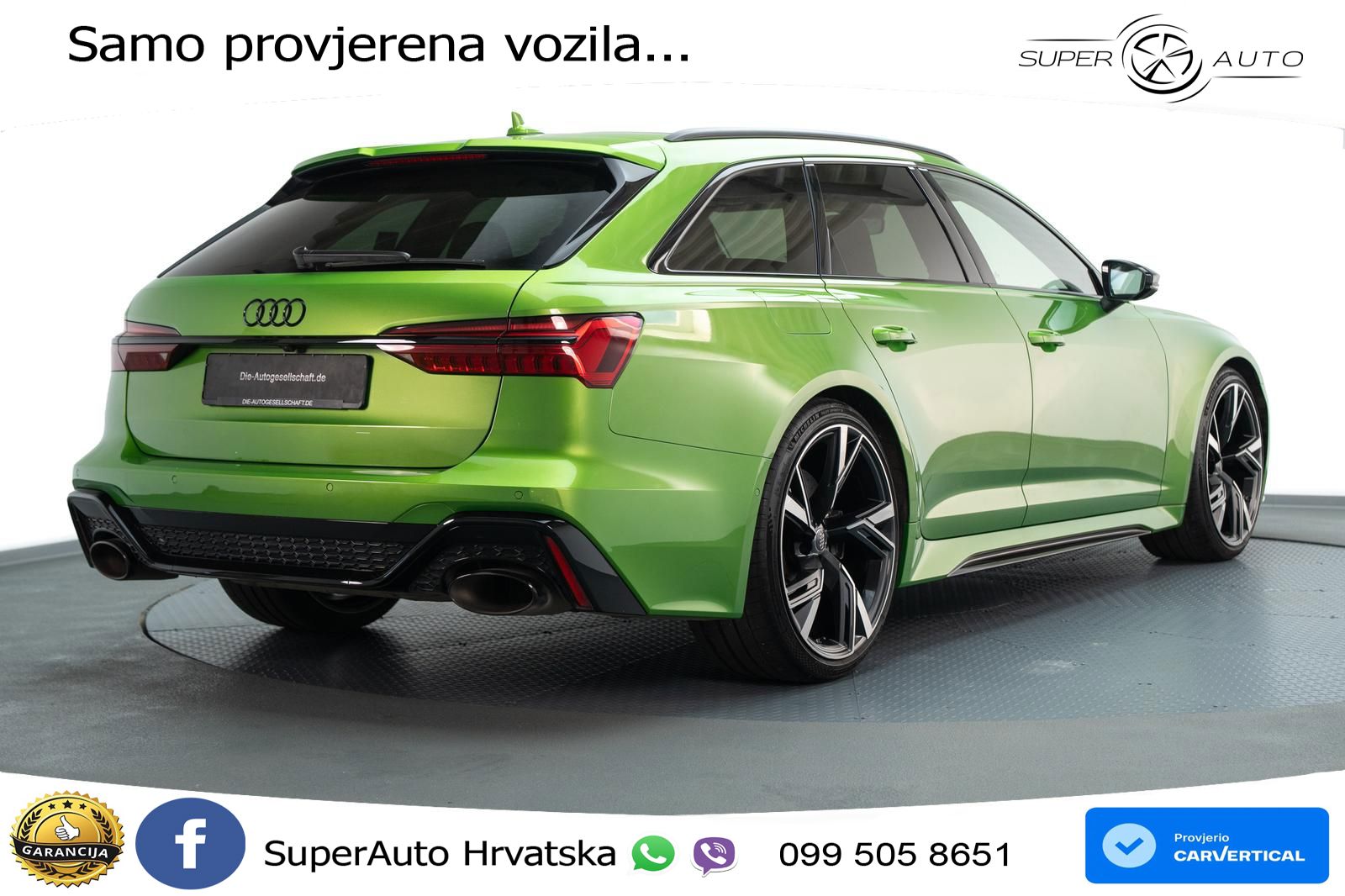 Audi RS6 Avant 4.0 TFSI V8 (600 KS) quattro Tiptronic MATRIX+GR SJED+KAM