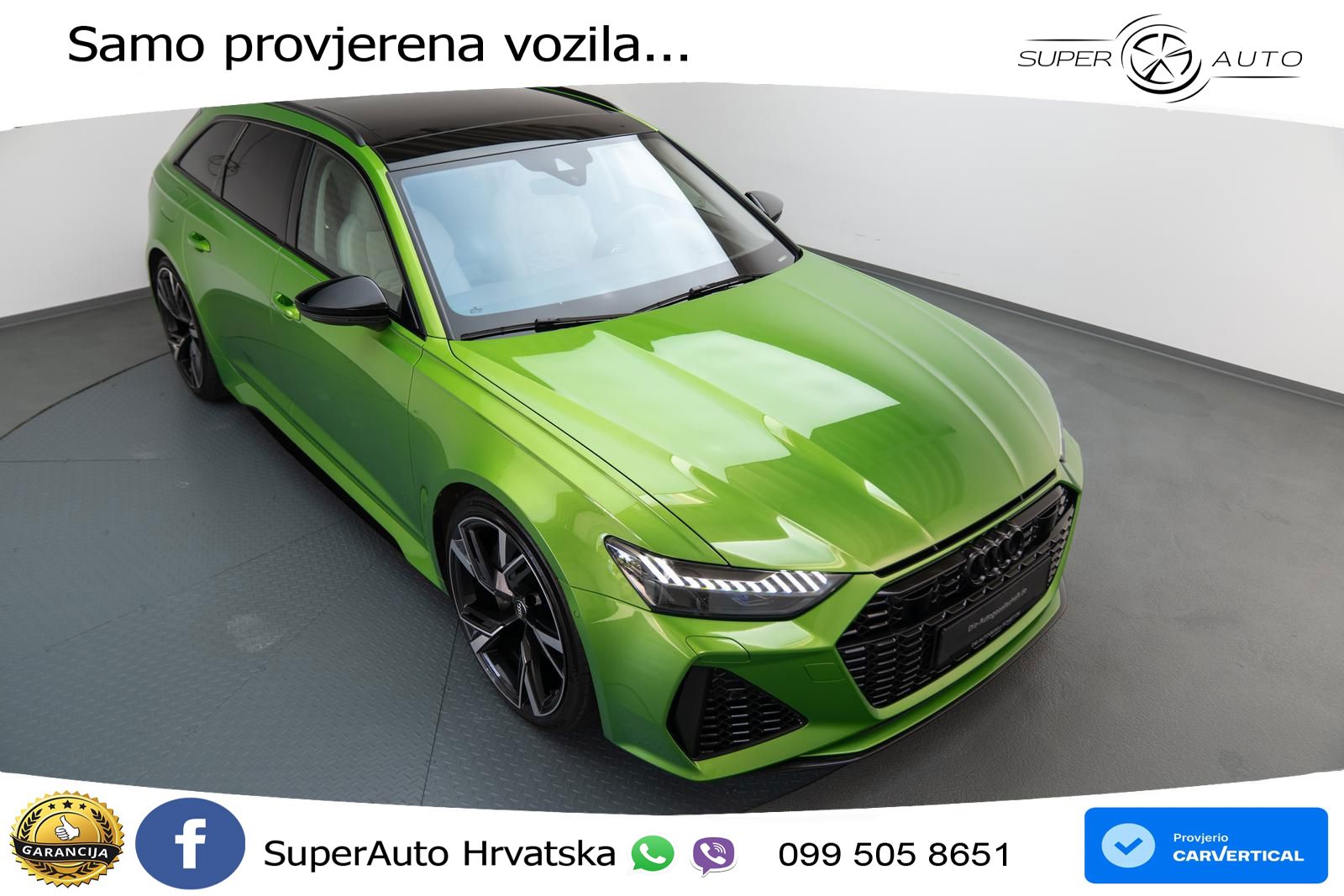 Audi RS6 Avant 4.0 TFSI V8 (600 KS) quattro Tiptronic MATRIX+GR SJED+KAM