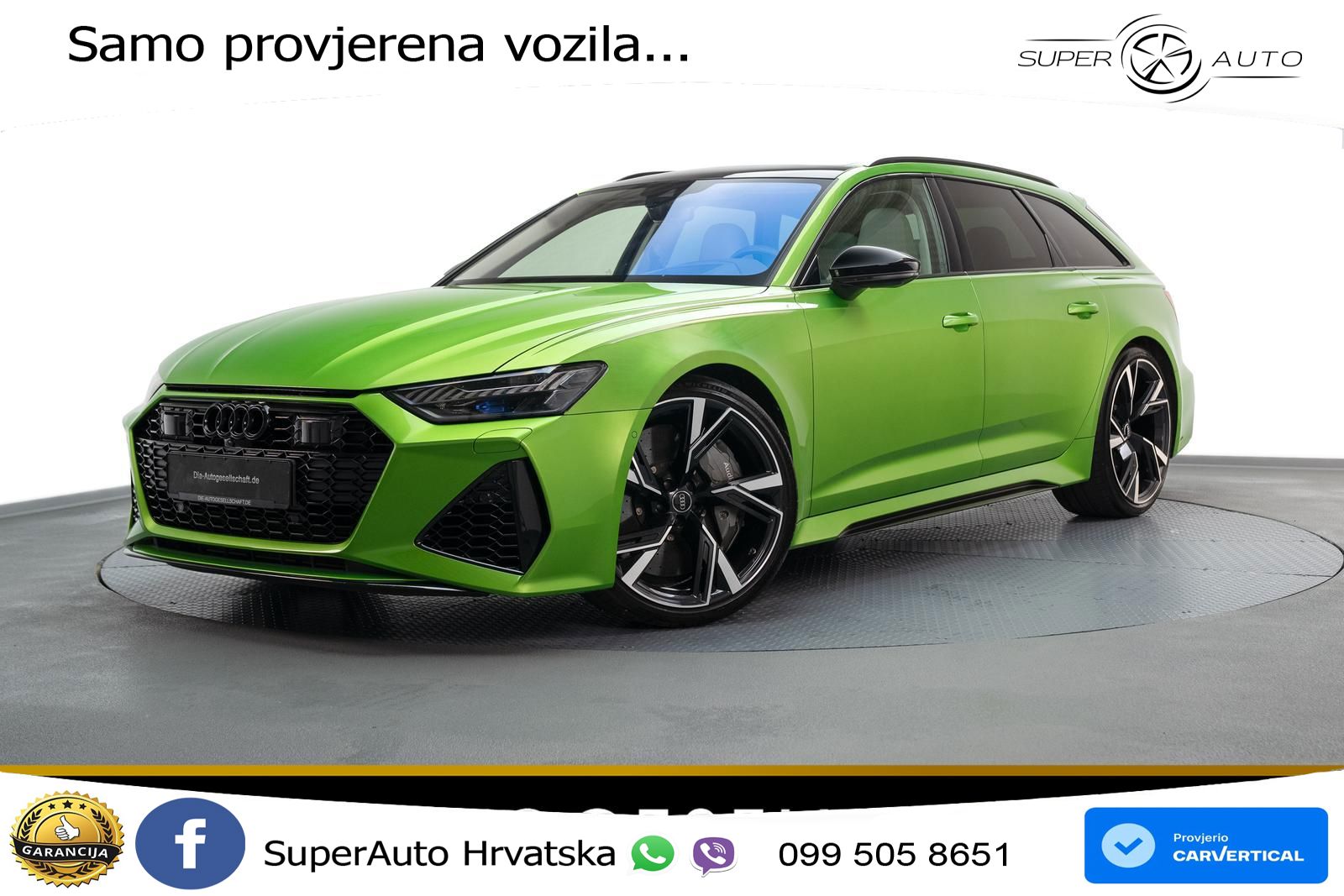 Audi RS6 Avant 4.0 TFSI V8 (600 KS) quattro Tiptronic MATRIX+GR SJED+KAM