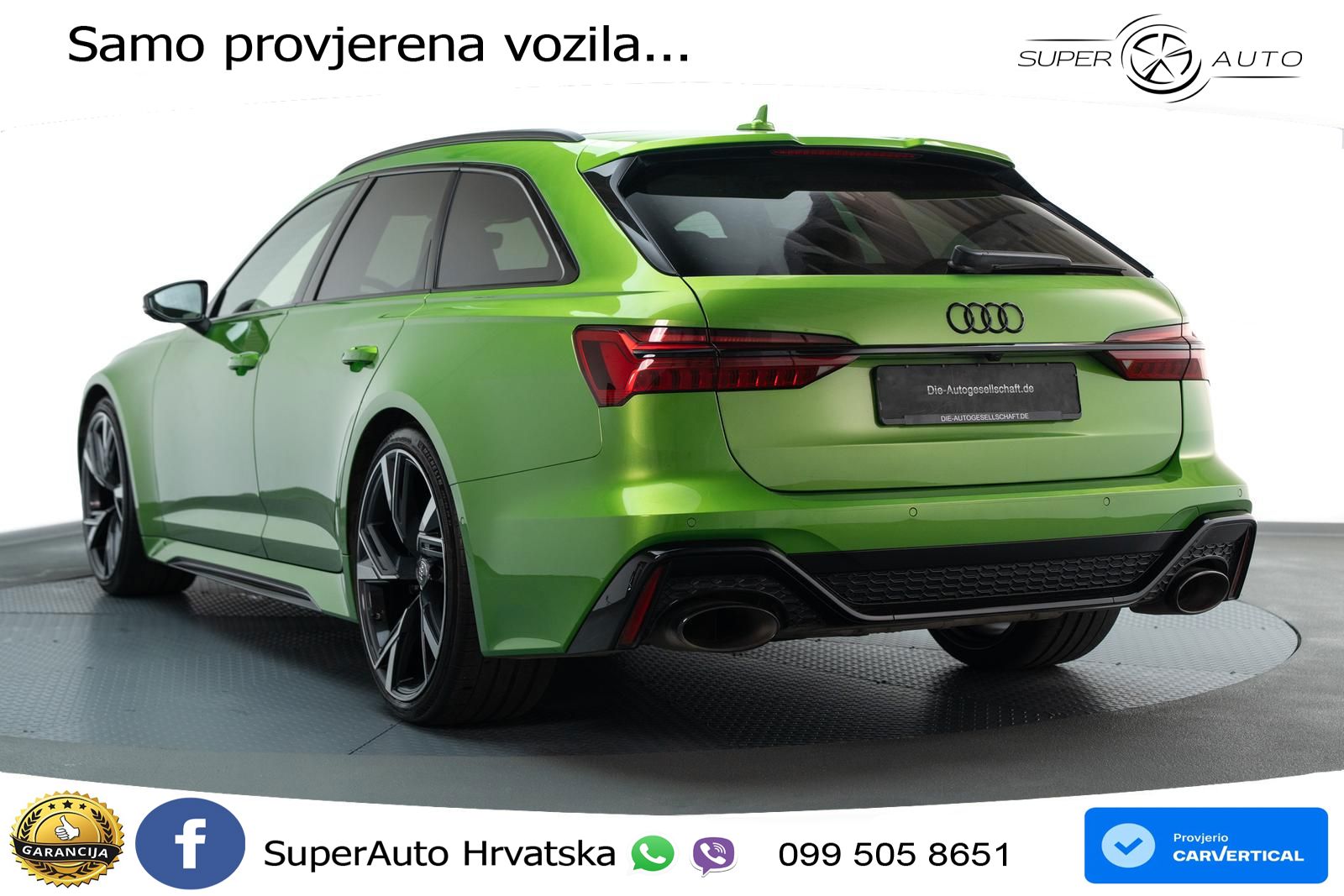 Audi RS6 Avant 4.0 TFSI V8 (600 KS) quattro Tiptronic MATRIX+GR SJED+KAM