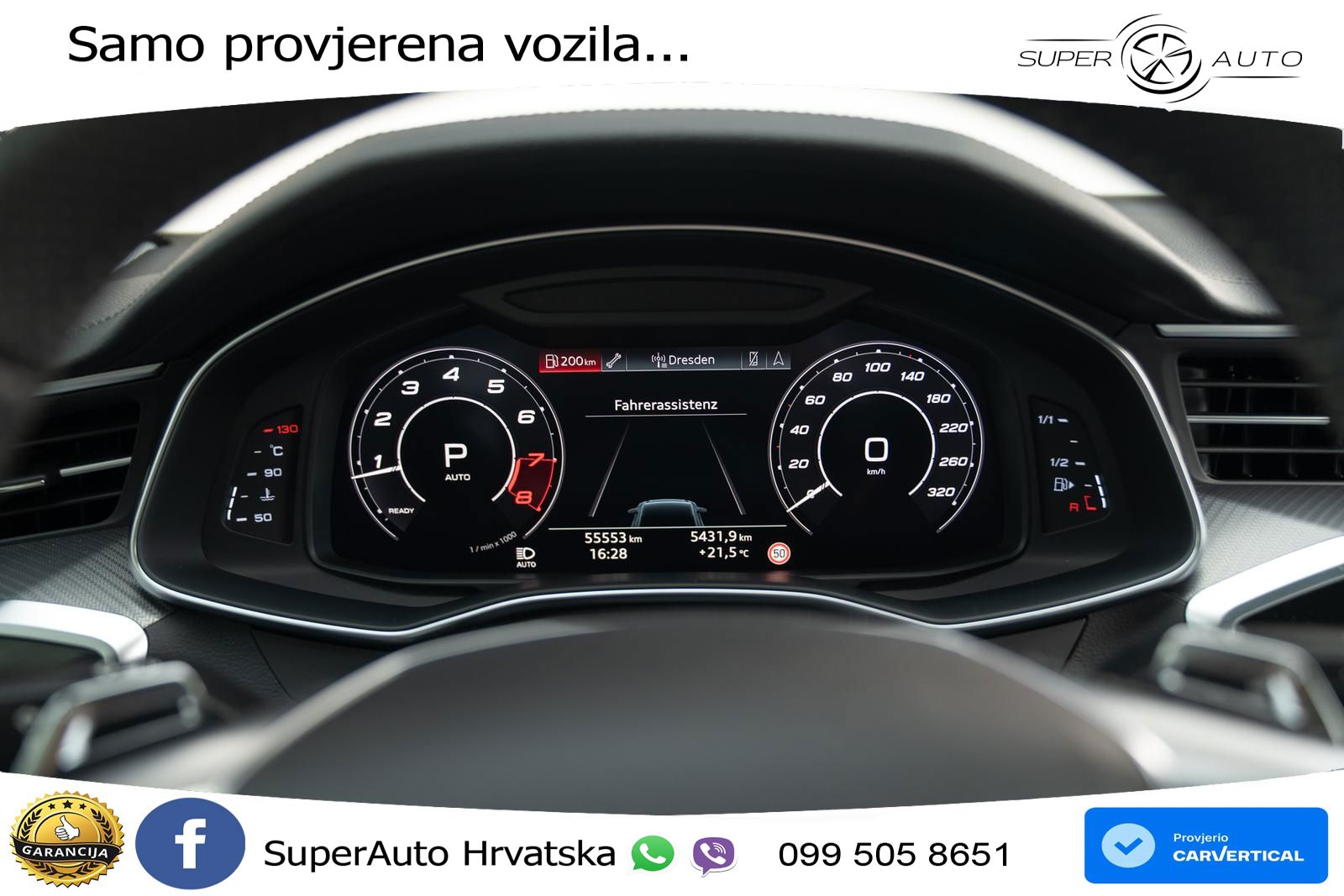 Audi RS6 Avant 4.0 TFSI V8 (600 KS) quattro Tiptronic MATRIX+GR SJED+KAM