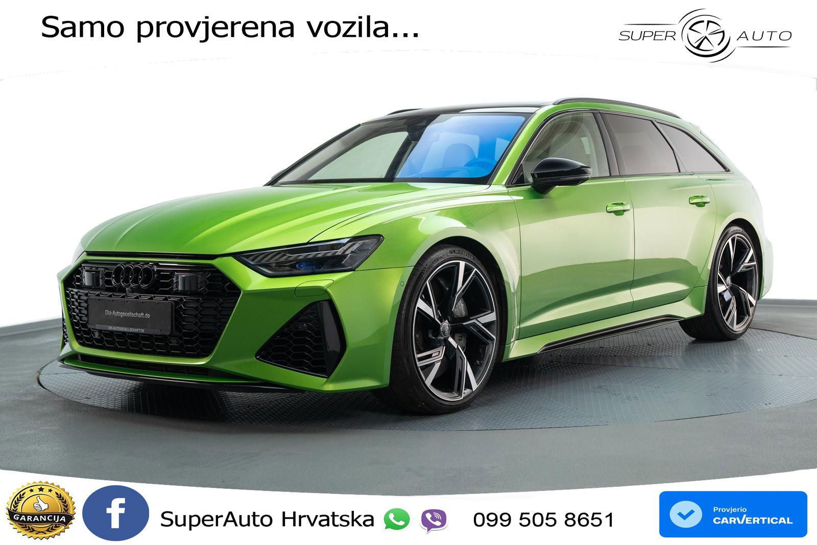 Audi RS6 Avant 4.0 TFSI V8 (600 KS) quattro Tiptronic MATRIX+GR SJED+KAM