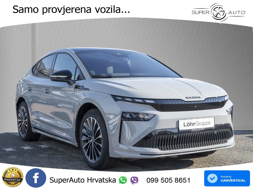 Škoda Enyaq Coupe iV 85 82 kWh (286 KS) SportLine ACC+HEAD+4xGR SJED+360+PANO