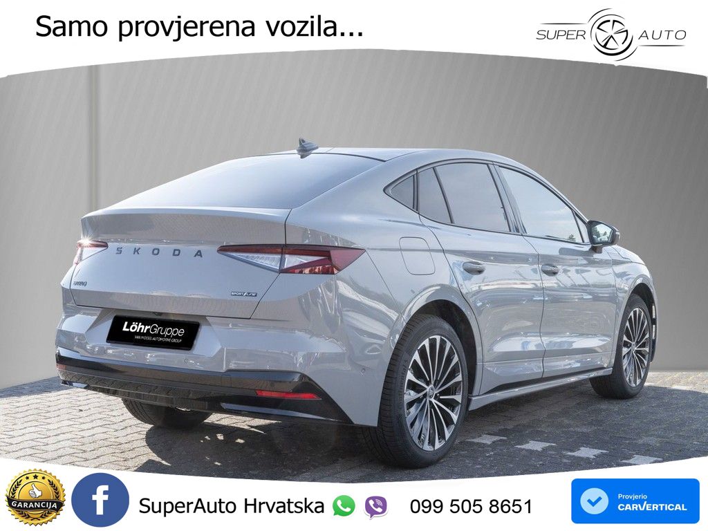 Škoda Enyaq Coupe iV 85 82 kWh (286 KS) SportLine ACC+HEAD+4xGR SJED+360+PANO