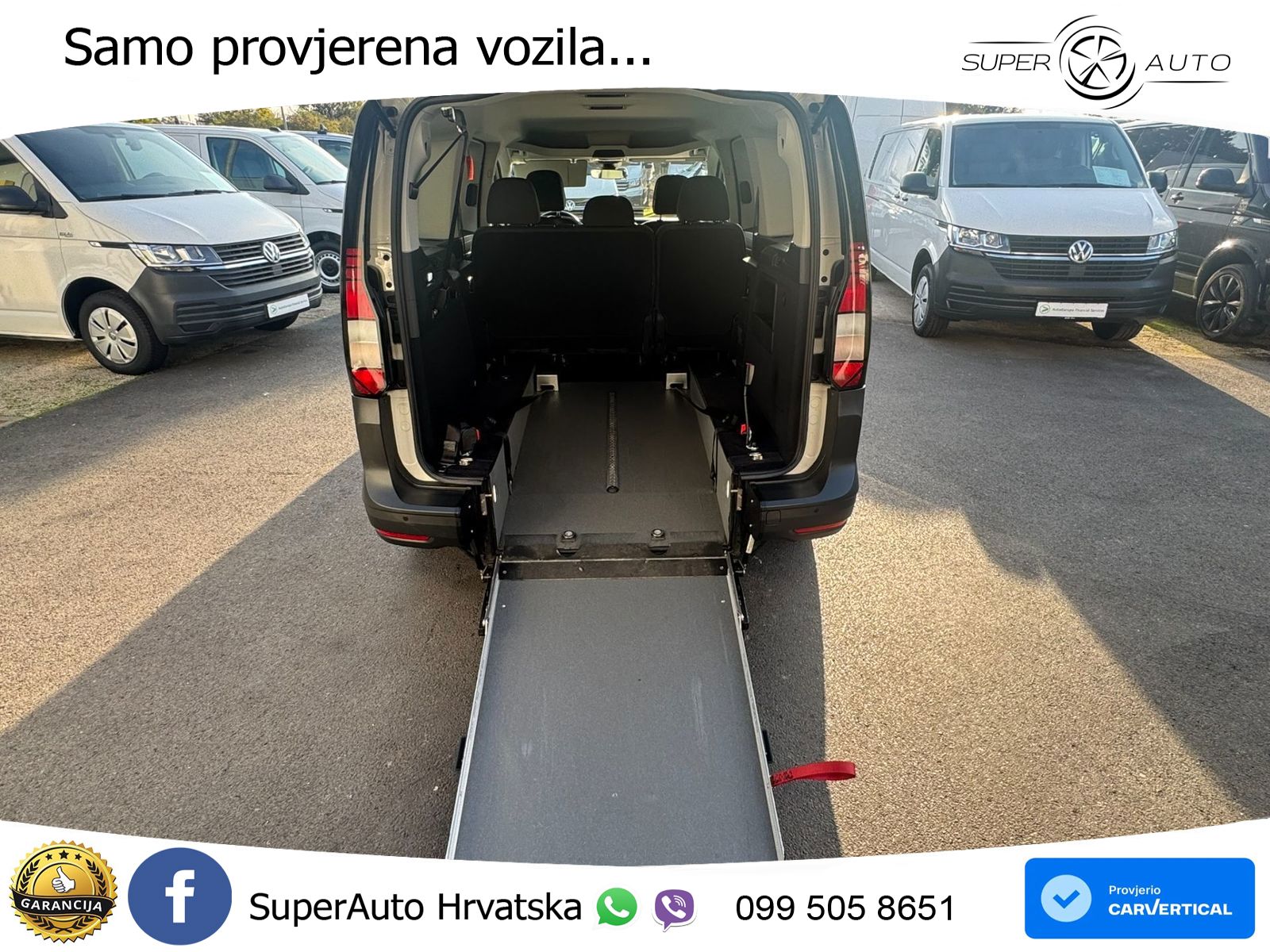 Volkswagen Caddy Maxi 2.0TDI Rollstuhlrampe/Lift 102 KS