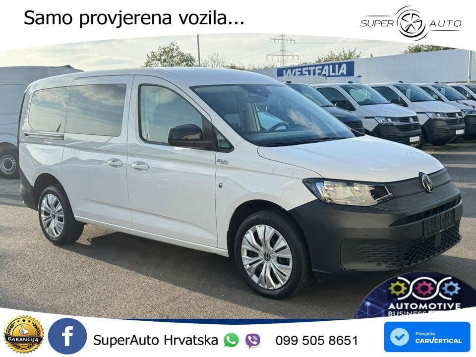Volkswagen Caddy Maxi 2.0TDI Rollstuhlrampe/Lift 102 KS
