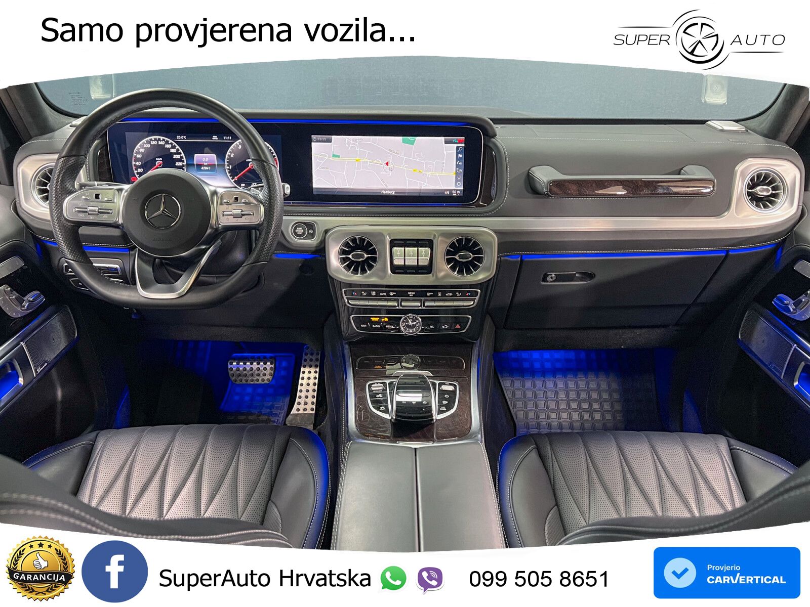Mercedes G 500 Long V8 (422 KS) 4MATIC 9G-TRONIC Superior LED+GR SJED+ACC
