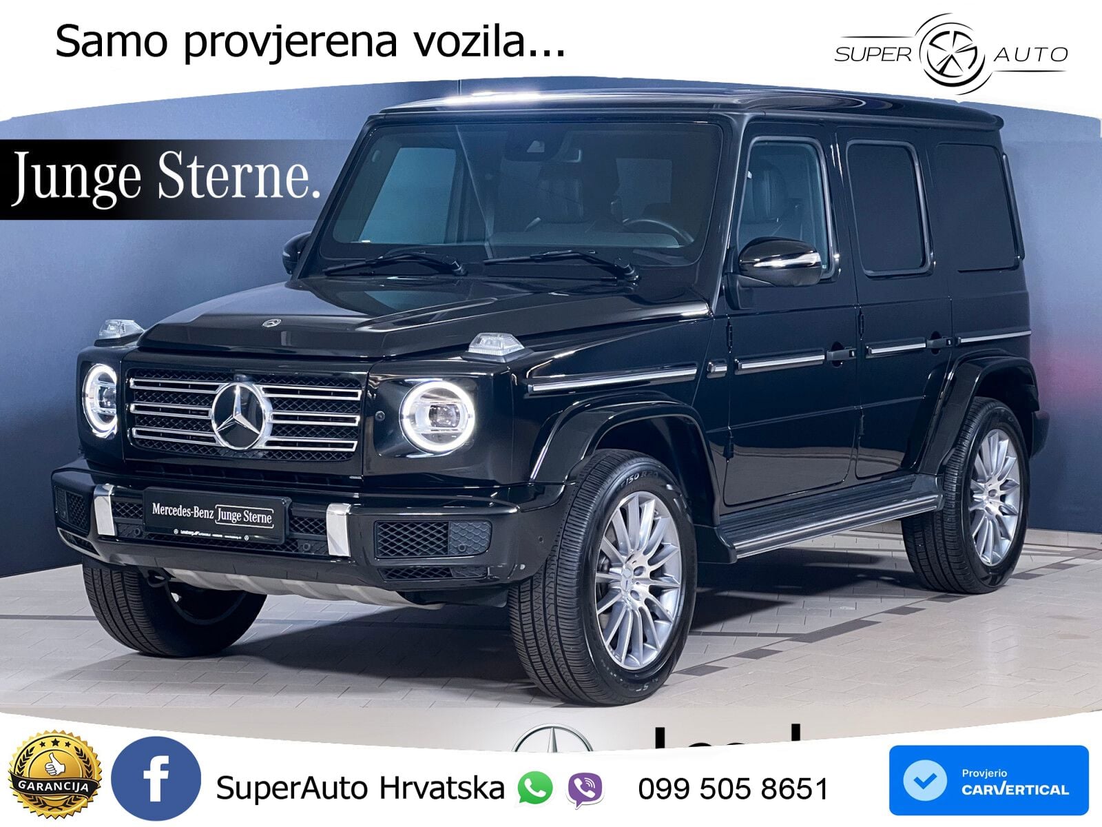Mercedes G 500 Long V8 (422 KS) 4MATIC 9G-TRONIC Superior LED+GR SJED+ACC