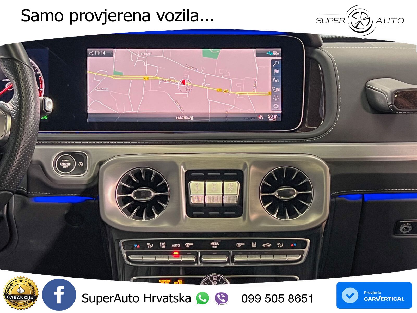 Mercedes G 500 Long V8 (422 KS) 4MATIC 9G-TRONIC Superior LED+GR SJED+ACC