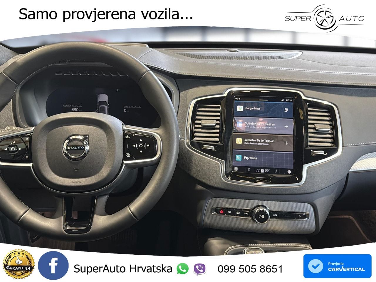 Volvo XC90 2.0 T8 AWD Automatic MATRIX+GR SJED+KAM