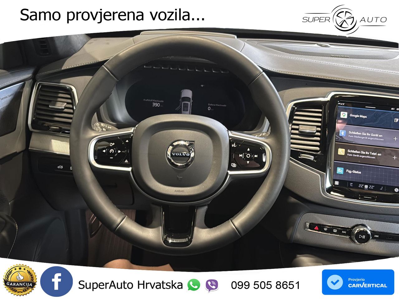 Volvo XC90 2.0 T8 AWD Automatic MATRIX+GR SJED+KAM