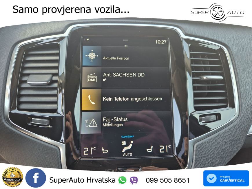 Volvo XC90 2.0 B5 Diesel AWD Automatic LED+GR SJED+ACC