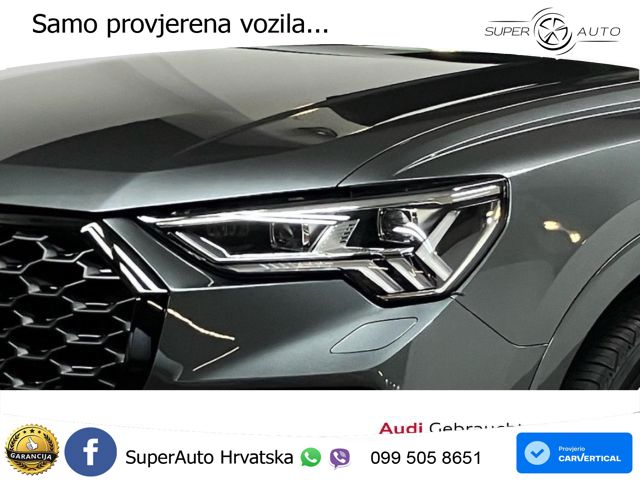 Audi Q3 II Sportback 40 TFSI (190 KS) quattro S tronic S line MATRIX+GR SJED+KAM