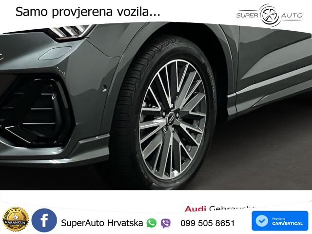 Audi Q3 II Sportback 40 TFSI (190 KS) quattro S tronic S line MATRIX+GR SJED+KAM